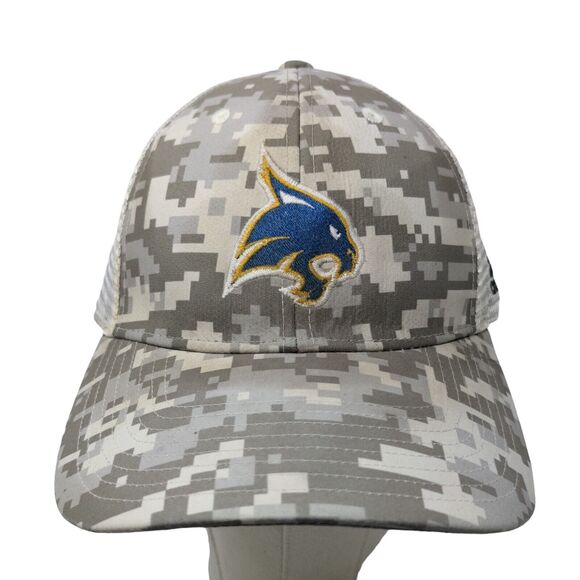 Adidas Men's Snapback Camo Hat Multicolor Embroidered Cats Logo - Picture 1 of 7